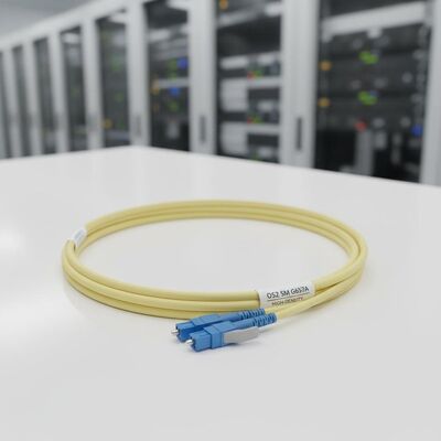 Cable de Fibra Óptica LC Uniboot con Diámetro de 2.0mm y OS2 SM G657A para Entornos de Alta Densidad