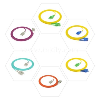 Fibra óptica de patchcord LC/Sc/FC/St Uni-modo/Multimodo Upc/APC Simplex/Duplex Jumper para el centro de datos FTTH Telecom