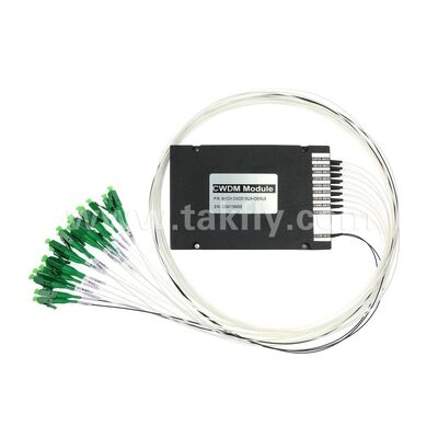 Fiber Optic CWDM 8+1Channel MUX & DEMUX ABS Module for Data Center FTTX