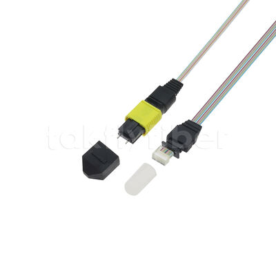 Componentes de matriz de fibra 2x8F MTP-16CH FA para aplicaciones de centro de datos de transceptor CPO OCS de alta velocidad