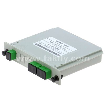 Fibra óptica PLC Splitter LGX Modo único G657A SC APC/UPC para el centro de datos Telecom FTTx