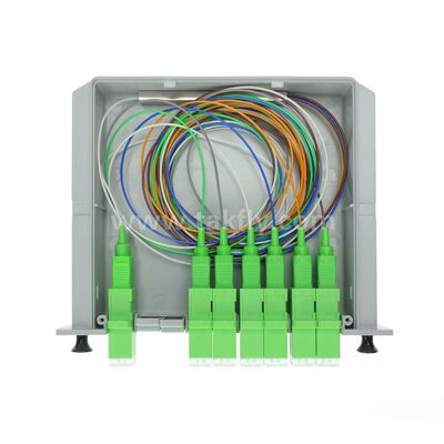 Fibra óptica PLC Splitter LGX Modo único G657A SC APC/UPC para el centro de datos Telecom FTTx