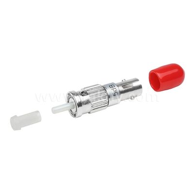 Atenuador de Fibra Óptica Fijo LC/SC/ST/FC SM/MM UPC/APC Macho/Hembra para Centro de Datos FTTX