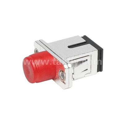 Acoplador FC-SC adaptador híbrido de metal simple Fibra óptica para centro de datos FTTX