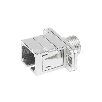 Acoplador FC-SC adaptador híbrido de metal simple Fibra óptica para centro de datos FTTX