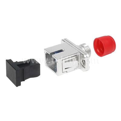 Acoplador FC-SC adaptador híbrido de metal simple Fibra óptica para centro de datos FTTX