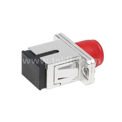Acoplador FC-SC adaptador híbrido de metal simple Fibra óptica para centro de datos FTTX