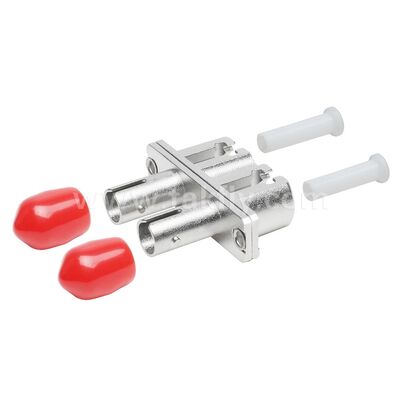 Adaptador híbrido de doble acoplamiento de metal ST-LC Fibra óptica para centro de datos Telecom FTTX