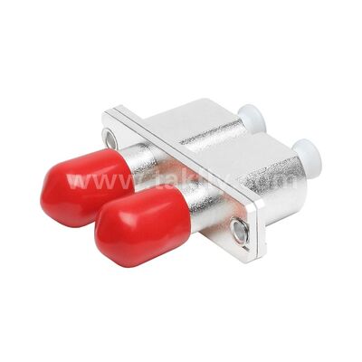 Adaptador híbrido de doble acoplamiento de metal ST-LC Fibra óptica para centro de datos Telecom FTTX