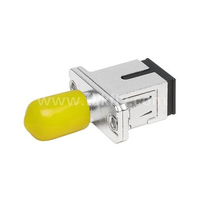 Acoplador de fibra óptica ST-SC adaptador híbrido de metal simple Hombre/Hombre para centro de datos Telecom FTTX