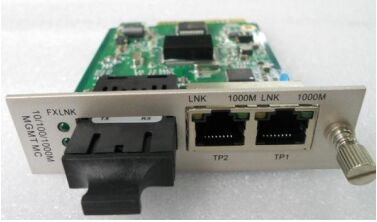 Convertidor de medios administrado Base-T de 2 puertos 10/100/1000M a 100 Base-X Venta directa de fábrica Conexión de red confiable