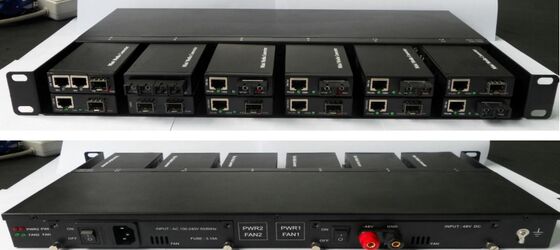 Convertidor de medios Mini 10/10011000Base-TX a 1000Base-FX