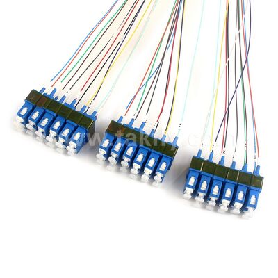 Cables de parche de fibra óptica 36Cores SC-SC Pre-terminado Breakout Patchcord para el centro de datos de telecomunicaciones