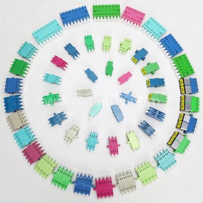 Adaptador LC Simplex/Duplex con manga de zirconio
