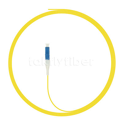 Cable flexible de fibra óptica monomodo LC simplex: longitudes de 1 m, 2 m y 3 m, buffer ajustado de 0,9 mm