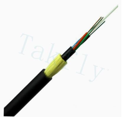 2-144 Cable ADSS de base G.652D de modo único, cubierta PE/AT, máxima envergadura 1500 m, para instalación aérea en torres de transmisión