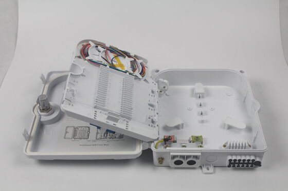 Caja de terminación de fibra óptica FTTH de fácil mantenimiento con protección IP65 y pérdida de inserción de 0,2 dB