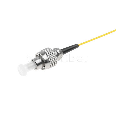 FC Simplex Optical Pigtail ️ Modo único 9/125μm, 1m/2m/3m longitud, 0,9mm/2,0mm/3,0mm, chaqueta de PVC/LSZH
