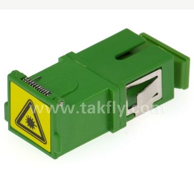 Adaptador de fibra óptica de manga de zirconia SC con opción dúplex y configuración sin bridas