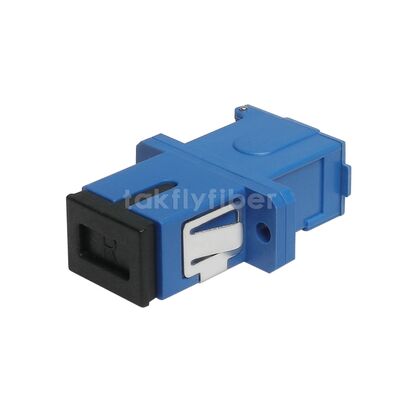 Adaptador SC Simplex. Fácil instalación y resistencia a altas y bajas temperaturas. Acoplador de fibra óptica para máxima transmisión de potencia.