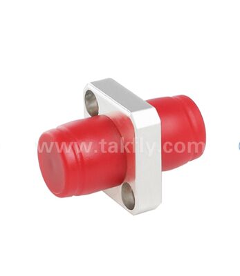 Adaptador de metal FC Simplex   Tipo cuadrado, acoplador de fibra óptica con baja pérdida de inserción para conexión de cables y equipos