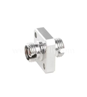 Adaptador de metal FC Simplex   Tipo cuadrado, acoplador de fibra óptica con baja pérdida de inserción para conexión de cables y equipos