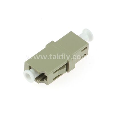 Adaptador de fibra óptica SC: funda de circonio, sin bridas o con bridas dúplex, para funcionamiento SM/MM, -40~85 ℃