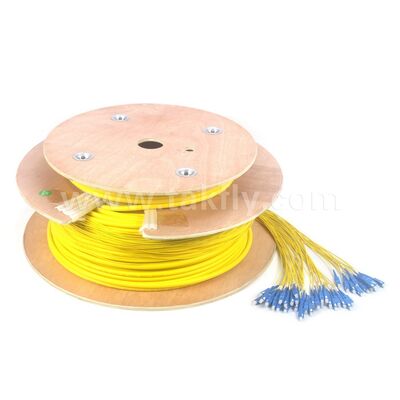 Cordones de conexión de fibra óptica 48Cores SC-SC Cable de conexión preterminado para centro de datos de telecomunicaciones