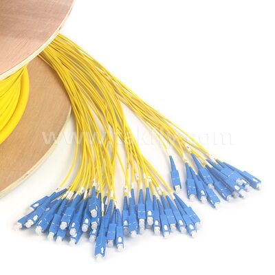 Cable de conexión de fibra óptica preterminado Patchcord 48Cores SC-SC para centro de datos de telecomunicaciones