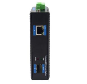Industrial Grade Media Converter 1-port 10/100/1000Mbps Ethernet+ 1-port 1000Mbps SFP Fiber(DF-1FG-1GI)