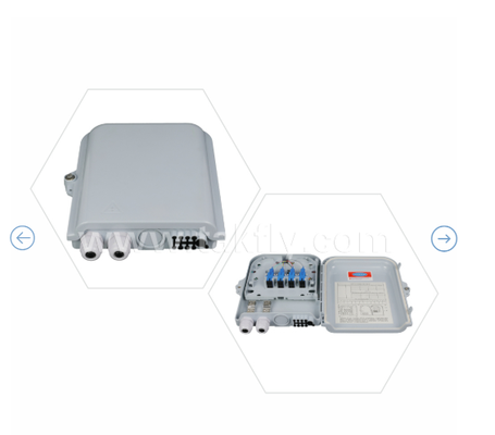 Caja de terminación FTKS-1805-8E con 8 PCS SC/UPC SM SX adaptador y coleta totalmente instalada