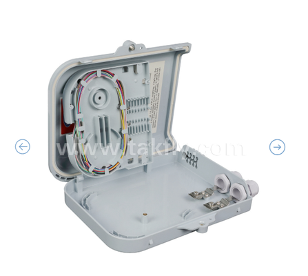 Caja de terminación FTKS-1805-8E con 8 PCS SC/UPC SM SX adaptador y coleta totalmente instalada