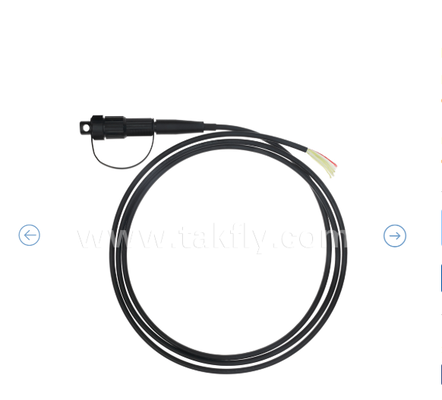 Mini SC IP67 Pigtail a prueba de agua GJYFXJH, Pigtail de fibra al aire libre