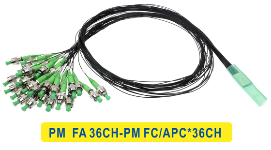 Polarización-Mantenimiento PM FA 36CH a PM FC APCx36CH Fibra de la matriz