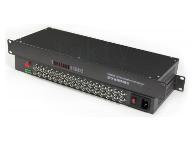 Convertidor óptico de vídeo digital 32CH 32 Video + 1 Datos RS485 a través de una sola fibra