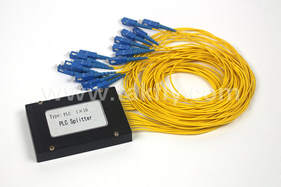 Versátil ABS Box PLC Splitter de 1×2 a 1×64, baja pérdida, amplia temperatura, personalizable