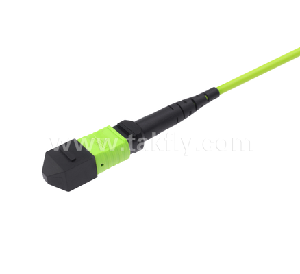 MPO / MTP a LC Uniboot Breakout Patch Cord OM5 Multimodo, 1 × 24, Conectores LC Uniboot que ahorran espacio, para centros de datos de alta densidad y aplicaciones 40G / 100G / 400G