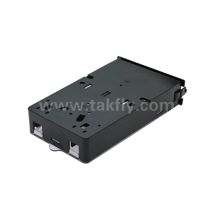 Módulo de casetes pre-terminado TK-HRM-04, 12C/24C, doble modo: LC Pigtail Fusion o MPO-LC Gestión de casetes, enchufe y reproducción para el cableado del centro de datos