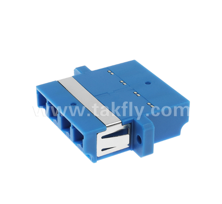 Adaptador de obturador interno LC Quad 4 en 1 LC Duplex con obturador incorporado, UPC, protege los ojos del láser de fibra óptica, para centros de datos y conexiones de fibra de alta potencia