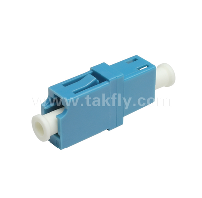 Adaptador de fibra LC Simplex con baja pérdida de inserción, alineación de precisión, resistencia a altas y bajas temperaturas, para centros de datos y conexiones de fibra FTTx