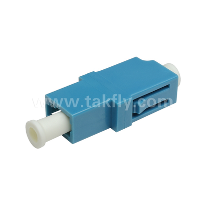 Adaptador de fibra LC Simplex con baja pérdida de inserción, alineación de precisión, resistencia a altas y bajas temperaturas, para centros de datos y conexiones de fibra FTTx