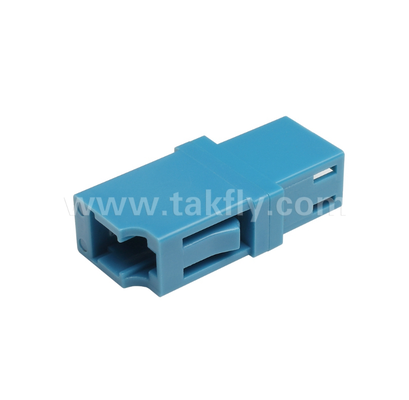 Adaptador de fibra LC Simplex con baja pérdida de inserción, alineación de precisión, resistencia a altas y bajas temperaturas, para centros de datos y conexiones de fibra FTTx