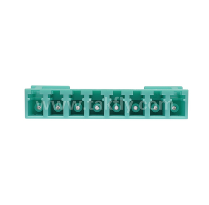 Adaptador LC de 8 vías 8 en 1 LC Duplex, Adaptador de fibra de alta densidad, baja pérdida de inserción, para centro de datos y parches de alta densidad FTTx