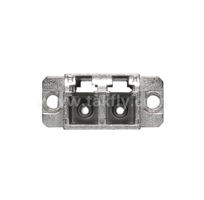 Adaptador de metal LC Duplex   Cabina metálica duradera, intercambiable, para cable a cable y cable a equipo