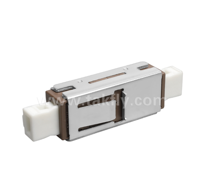 Adaptador MU Simplex con diseño compacto, baja pérdida de inserción, manguera de zirconia de precisión, para conexiones de fibra de alta densidad