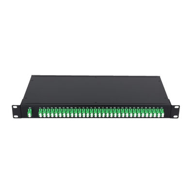 OEM 1U 19Inch 2x64 Rack Mount LC Fibra óptica PLC Splitter para el centro de datos FTTx