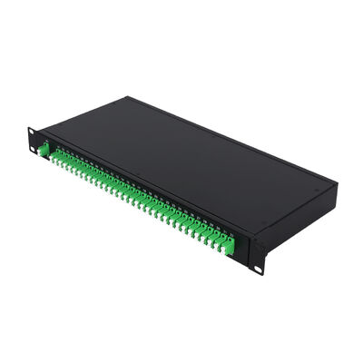 OEM 1U 19Inch 2x64 Rack Mount LC Fibra óptica PLC Splitter para el centro de datos FTTx