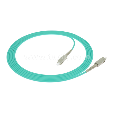 SC-SC Cordón de parches de fibra óptica simple y dúplex SM/MM, para una interconexión de red óptica fiable