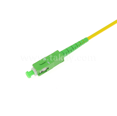 SC-SC Cordón de parches de fibra óptica simple y dúplex SM/MM, para una interconexión de red óptica fiable