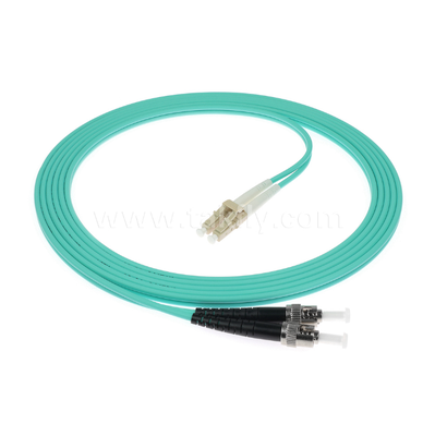 LC-ST Cordón de parches de fibra óptica simple y dúplex para conexiones fiables de red óptica